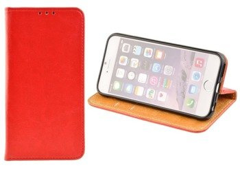 SKÓRZANE ETUI BOOK COVER do APPLE iPhone 6 / 6S czerwony