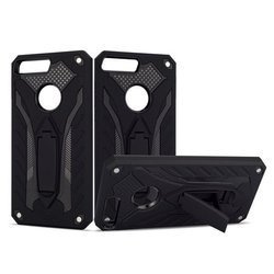 Pancerne etui Phantom TPU +PC do HUAWEI Y6 2018 Prime / Y6 2018 / HONOR 7A czarny