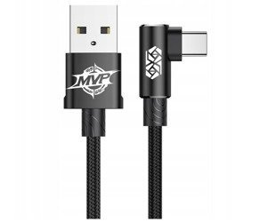 Kabel USB Typ C kątowy Baseus Mvp Elbow - 1m czarny