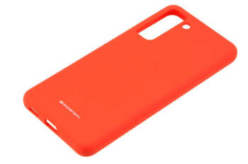Etui Mercury Goospery Silicone do Samsung Galaxy S21 / S21 5G czerwony