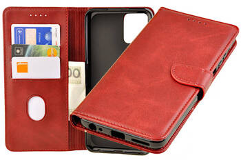 Etui portfel Wallet do Motorola Moto G32 4G czerwony