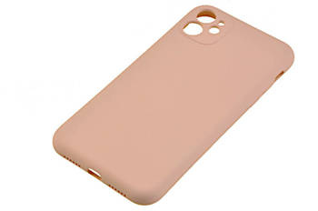 Etui silikonowe Tint do Apple iPhone 11 pudrowy róż