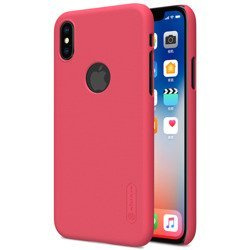Etui Nillkin Super Frosted Shield do Apple iPhone X / Xs czerwony