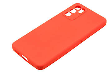 Etui silikonowe Tint do Oppo Reno 6 5G czerwony