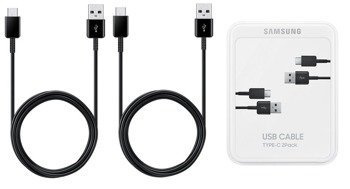 2x Oryginalny kabel USB Samsung Typ C 2.0 1,5m