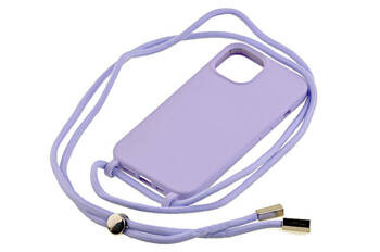 Etui ze sznurkiem RCK do Apple iPhone 14 fioletowy