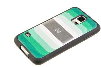 Etui silikonowe Blun Rainbow do SAMSUNG GALAXY S5 / S5 Neo zielony