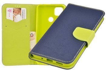 Etui portfel Fancy Case do Xiaomi Redmi 9C niebieski