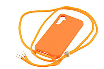 Etui ze sznurkiem RCK do Samsung Galaxy A34 5G pomarańczowy