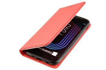Etui Smart do SAMSUNG GALAXY J7 2017 J730 czerwony