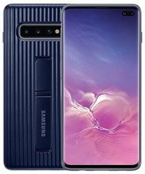 Etui Protective Standing Cover do SAMSUNG GALAXY S10 PLUS / S10+ G975 granatowo-czarny