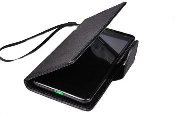 Etui portfel Fancy Case do MICROSOFT LUMIA 535 czarny