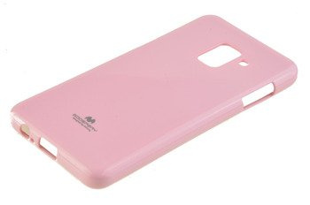 Etui nakładka Mercury Goospery Jelly Case do SAMSUNG GALAXY A8 2018 A530 pudrowy róż