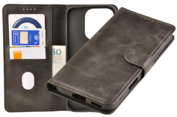 Etui portfel Wallet do Honor 400 Lite czarny