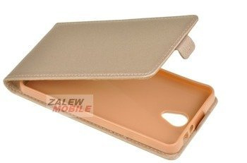 ETUI KABURA FLEXI do ALCATEL POP 4 5.0 złoty