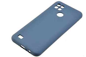 Etui silikonowe Tint do Realme C21 granatowy