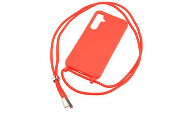Etui ze sznurkiem RCK do Samsung Galaxy S24 FE czerwony