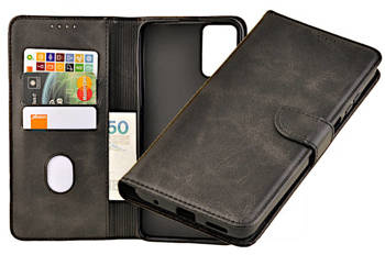 Etui portfel Wallet do Motorola Moto E22 4G / E22i czarny