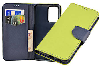 Etui portfel Fancy Case do Samsung Galaxy A33 5G limonka