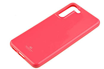 Etui Mercury Goospery Jelly Case do Samsung Galaxy S21 FE różowy