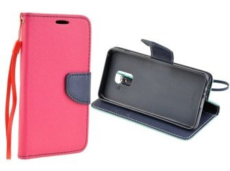 Etui portfel Fancy Case do SAMSUNG GALAXY A8+ / A8 Plus różowy