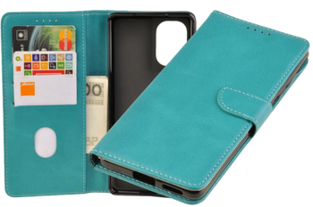 Etui portfel Wallet do Motorola Moto G85 5G zielony