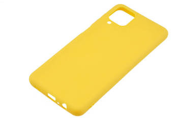 Etui silikonowe Fashion do Samsung Galaxy A12 / M12 żółty