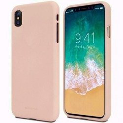 Etui Mercury Goospery Soft Feeling do APPLE iPhone X / XS beżowy
