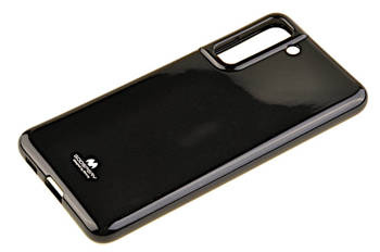 Etui Mercury Goospery Jelly Case do Samsung Galaxy S21 FE czarny