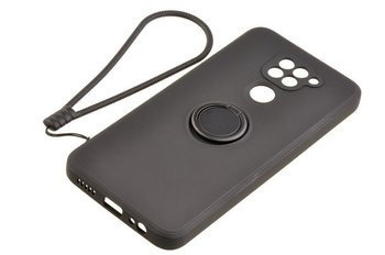 Etui Pastel Ring do Xiaomi Redmi Note 9 czarny