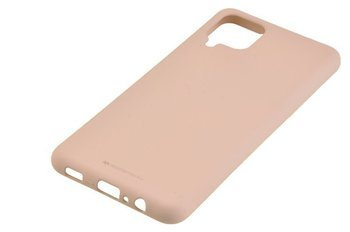 Etui Mercury Goospery Soft Feeling do Samsung Galaxy A12 beżowy