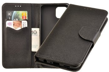 Etui portfel Fancy Case do  OPPO Reno4 Z 5G czarny