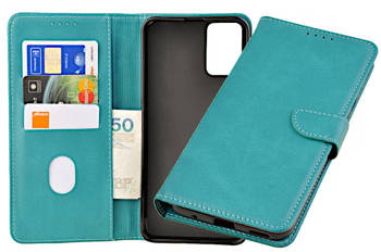 Etui portfel Wallet do Motorola Moto E13 4G zielony