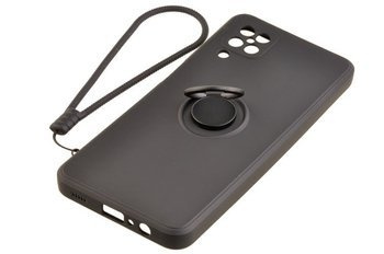 Etui Pastel Ring do Samsung Galaxy A12 / M12 czarny