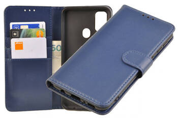 Etui portfel Wallet Classic do Samsung Galaxy M21 granatowy