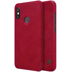 Etui Nillkin Qin leather case do XIAOMI REDMI MI A2 Lite / REDMI 6 Pro czerwony
