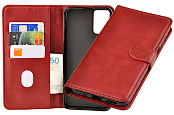 Etui portfel Wallet do Motorola Moto G13 4G czerwony