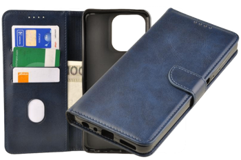 Etui portfel Wallet do Motorola Moto G56 5G granatowy
