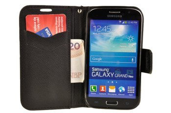 Etui portfel Fancy Case do Galaxy Grand Neo GT-i9060 czarny