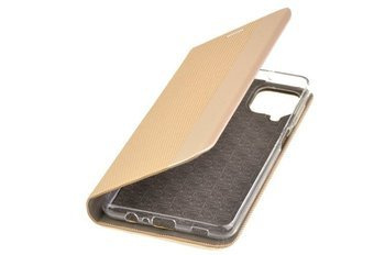 Etui Senso do Samsung Galaxy A12 złoty