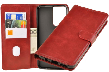 Etui portfel Wallet do Motorola Moto G35 5G czerwony
