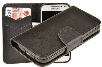 Etui portfel Fancy Case do Samsung Galaxy S4 Mini czarny