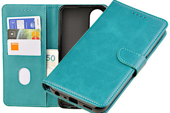 Etui portfel Wallet do Oppo A78 5G zielony