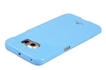 Etui Mercury Goosper Jelly Case do SAMSUNG GALAXY S6 EDGE G925 błękitny