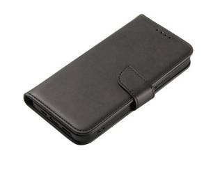 Skórzane etui pokrowiec z klapką do Xiaomi Redmi 8A czarny