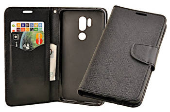 Etui portfel Fancy Case do LG G7 Thinq czarny