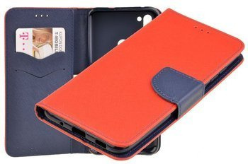 Etui portfel Fancy Case do Samsung Galaxy M11 / A11 czerwony