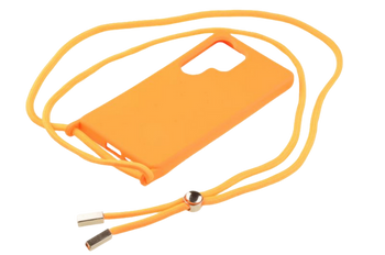 Etui ze sznurkiem RCK do Samsung Galaxy S25 Ultra pomarańczowy
