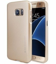 Etui Mercury Goospery iJelly Case do SAMSUNG GALAXY S7 G930 złoty