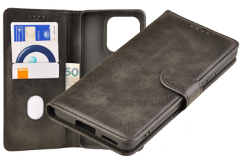 Etui portfel Wallet do Motorola Edge 60 Fusion / Edge 60 Fusion czarny